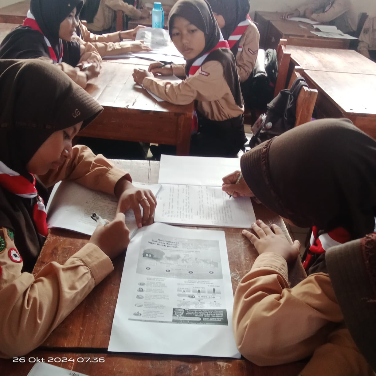 Saturday Fun Litercy : membaca teks infografis