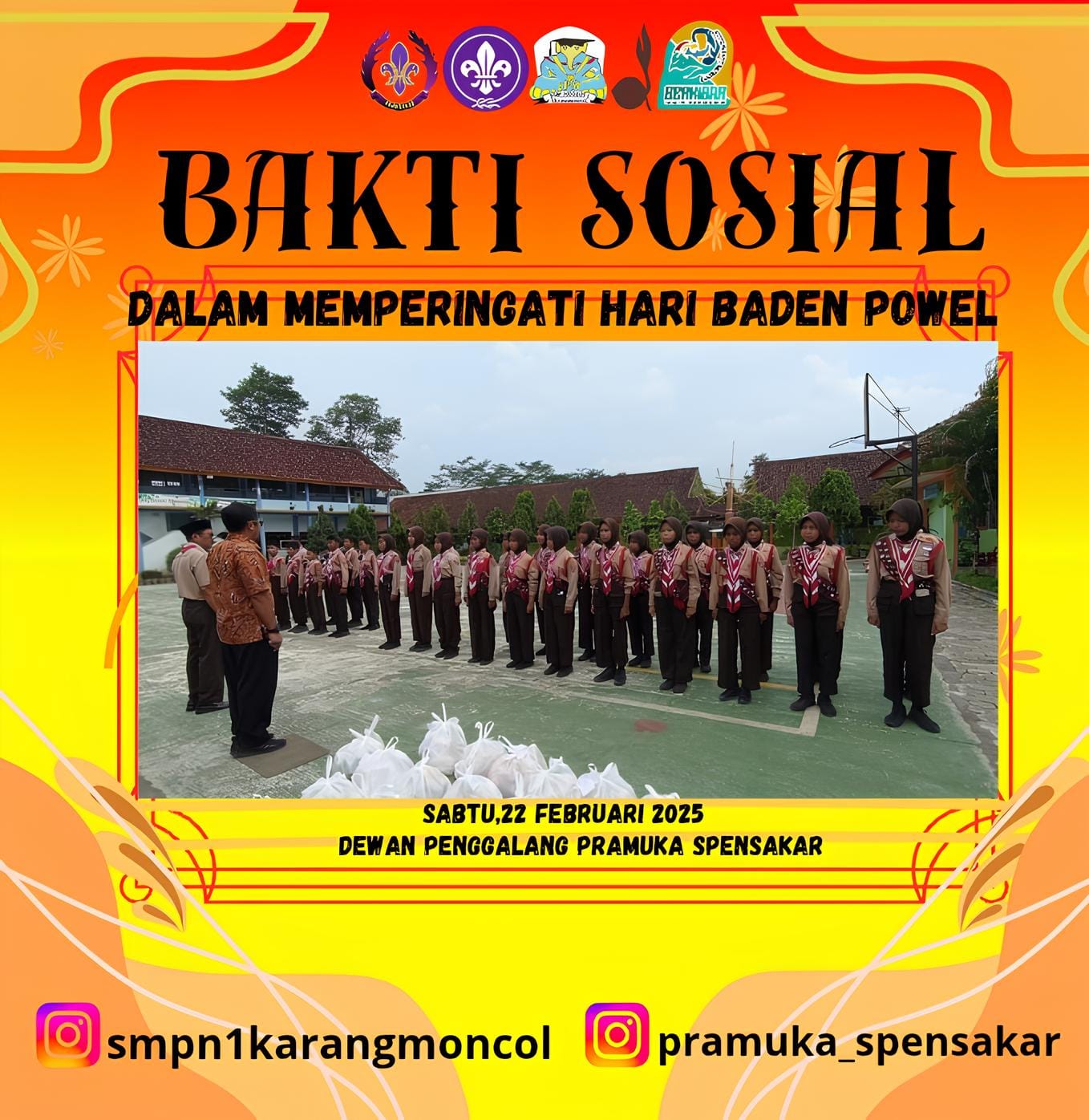 PERINGATI HARI BODEN POWEL, PRASAKAR ADAKAN KEGIATAN BAKTI SOSIAL