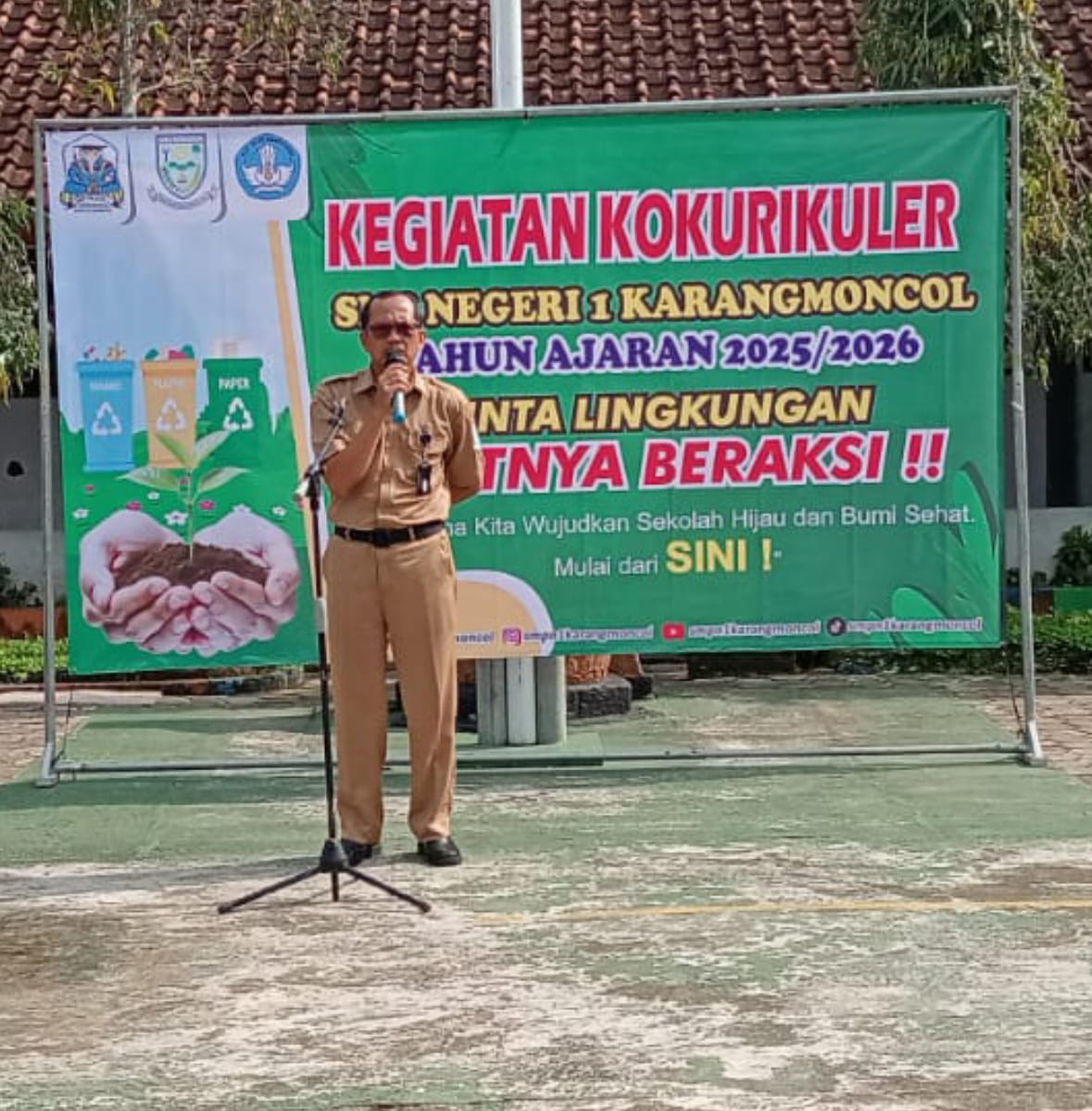 SMP N 1 Karangmoncol Gelar Kegiatan Kokurikuler Bertema Cinta Lingkungan